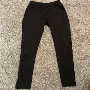 Black athletic joggers XS